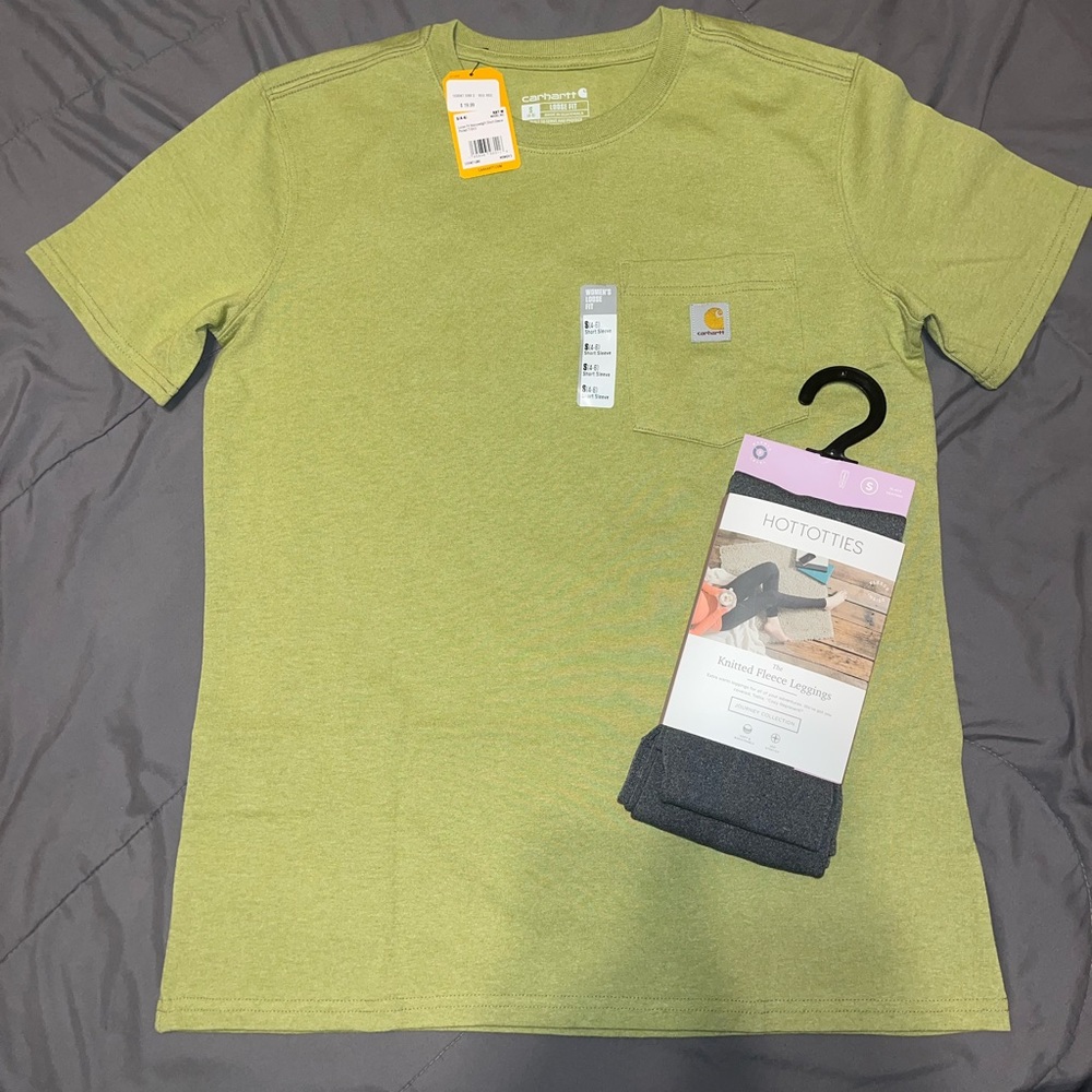 Women’s Carhartt Shirt and a pair of leggings